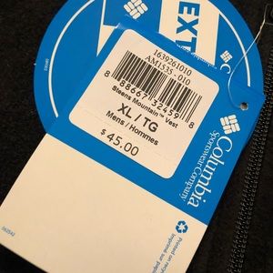 Columbia steens mountain vest black suze XL